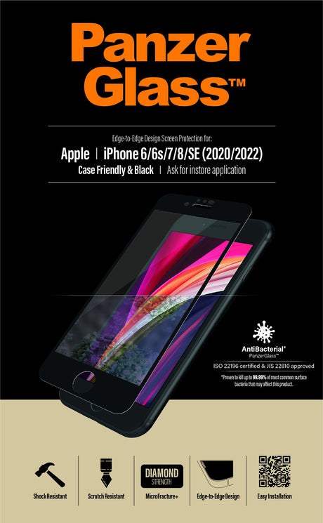 EAN 5711724026799 - PanzerGlass ® Screen Protector iPhone 8 | 7 | 6s | 6 | SE (2020/2022) | Edge-to-Edge Protector de pantall imagen 9