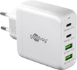 EAN 4040849648182 - Goobay 64818 cargador de dispositivo móvil Auriculares, Portátil, Smartphone Blanco Corriente alterna Car imagen 1