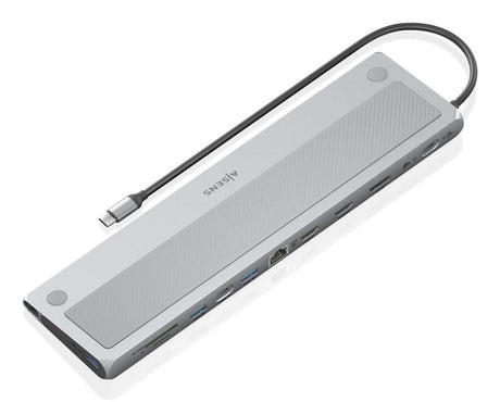 EAN 8435739902929 - AISENS ASUC-12P020-GR base para portátil y replicador de puertos Alámbrico USB 3.2 Gen 1 (3.1 Gen 1) Type imagen 2