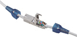 Goobay Adaptador De Red Rj45 Cat 6a [1x Lsa - 1x Lsa] Gris, Azul