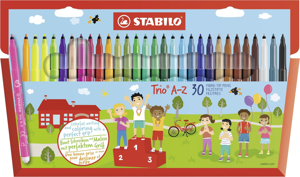 Stabilo Rotulador Trio Az Estuche De 30 C/Surtidos