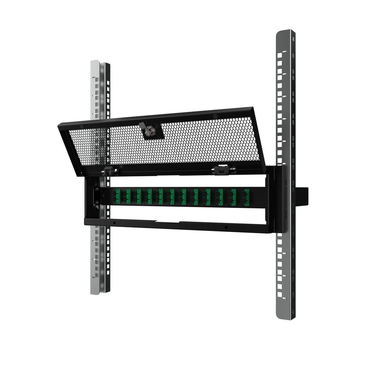 3u 19" Rack Mount, Security  Cover Panel