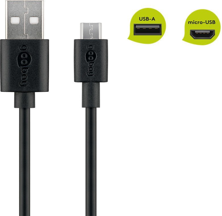Goobay Micro-Usb Charging And Sync Cable 2m
