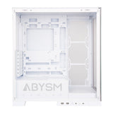 Abysm Danube Sava H500 White Caja Torre Atx, Itx, Micro Atx - Lateral Y Frontal Cristal Templado - 3.5" Y 2.5" - Usb-A,