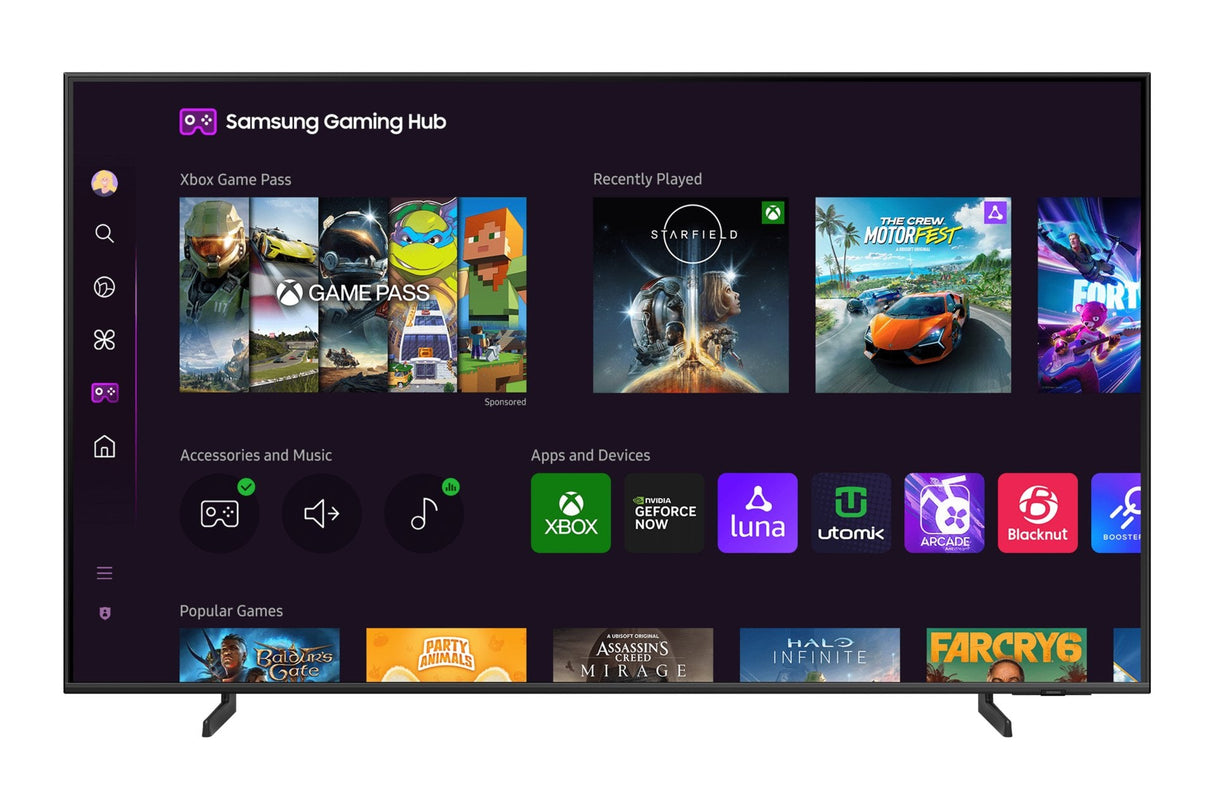 Televisor Samsung Qled Tq65q64dau 65' Ultra Hd 4k Smart Tv Wifi