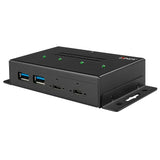 Lindy 43094 Hub De Interfaz Usb 3.2 Gen 2 (3.1 Gen 2) Type-C 10000 Mbit/S Negro