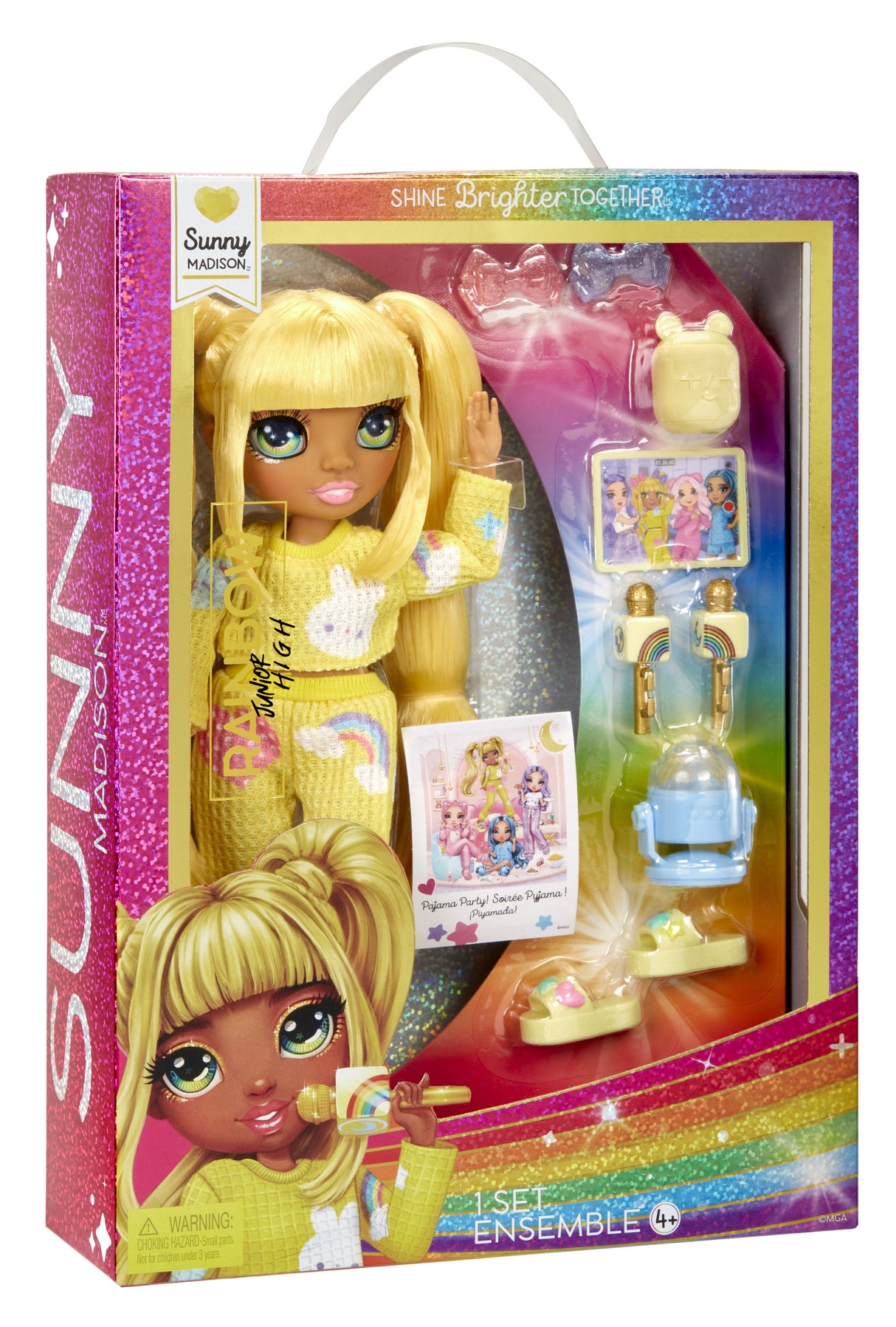 Muñeca Mga Entertainment Rainbow High Junior High Pj Party - Sunny (Amarillo)