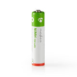 Nedis Recargable Ni-Mh Aaa  1.20 V  Aaa  700 Mah  Precargado Pack 2  Blíster