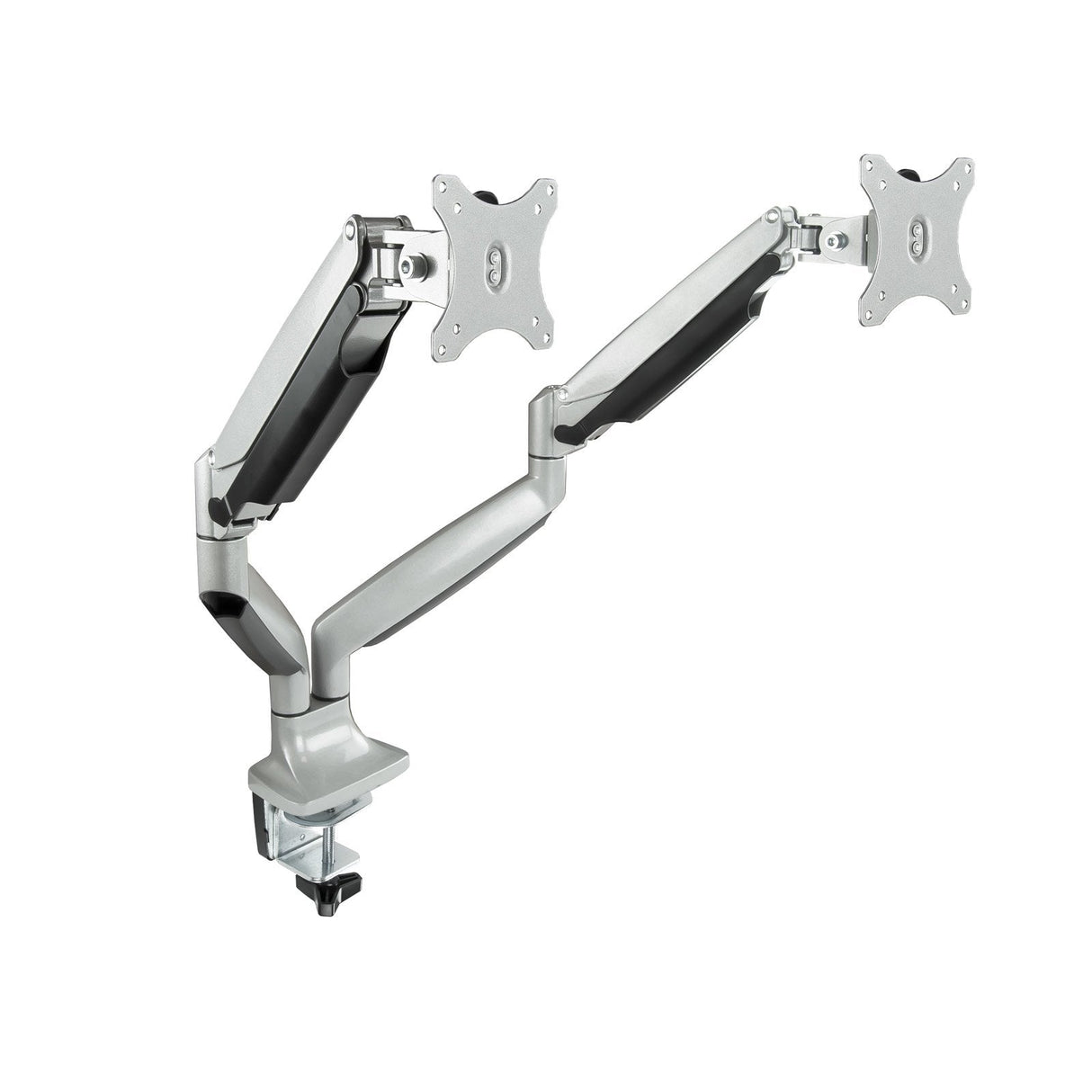 Tooq Soporte De Mesa Con Brazos Articulados Para 2 Monitores De 13"-32" - Giratorio E Inclinable - Piston De Gas - Peso