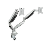 Tooq Soporte De Mesa Con Brazos Articulados Para 2 Monitores De 13"-32" - Giratorio E Inclinable - Piston De Gas - Peso