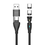 4smarts Usb-C A 540 Magnetcable Gravitycord 100w 1.8m Schwarz