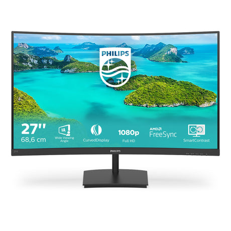 EAN 8712581759391 - Philips E Line 271E1SCA/00 pantalla para PC 68,6 cm (27") 1920 x 1080 Pixeles Full HD LCD Negro imagen 1