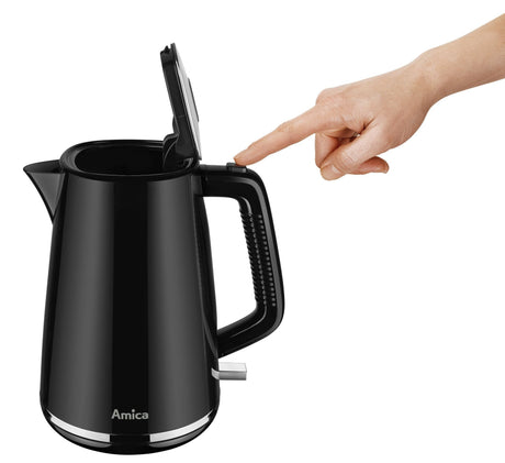 EAN 5906006940447 - Amica KF 3040 tetera eléctrica 1,7 L 2200 W Negro imagen 4