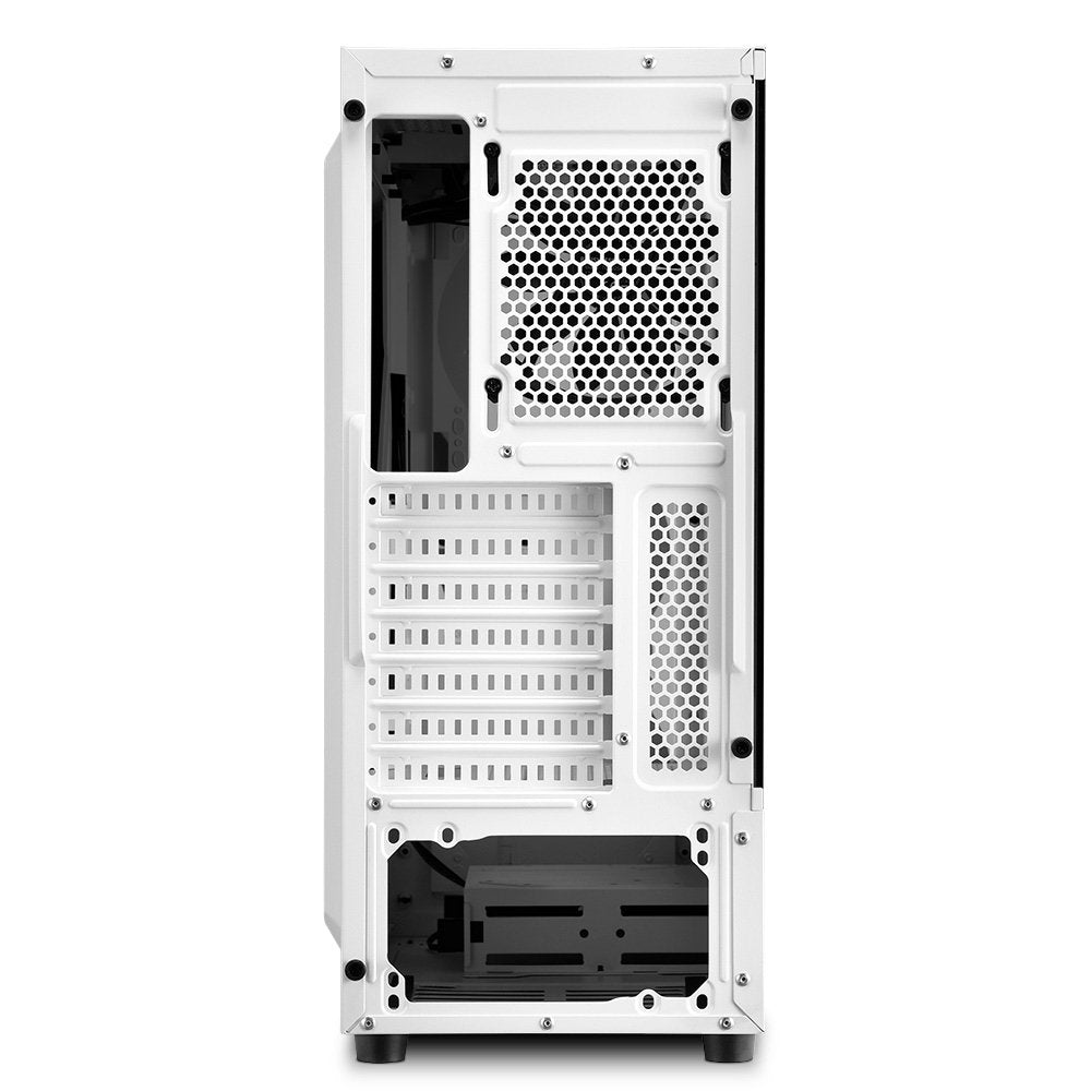 Caja Pc Sharkoon Slider Rgb Blanca
