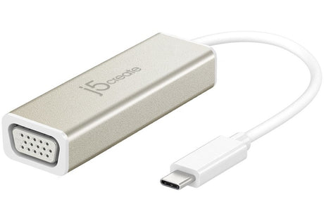 EAN 4712795080803 - j5create JCA111 Adaptador gráfico USB 1920 x 1080 Pixeles Aluminio, Blanco imagen 1