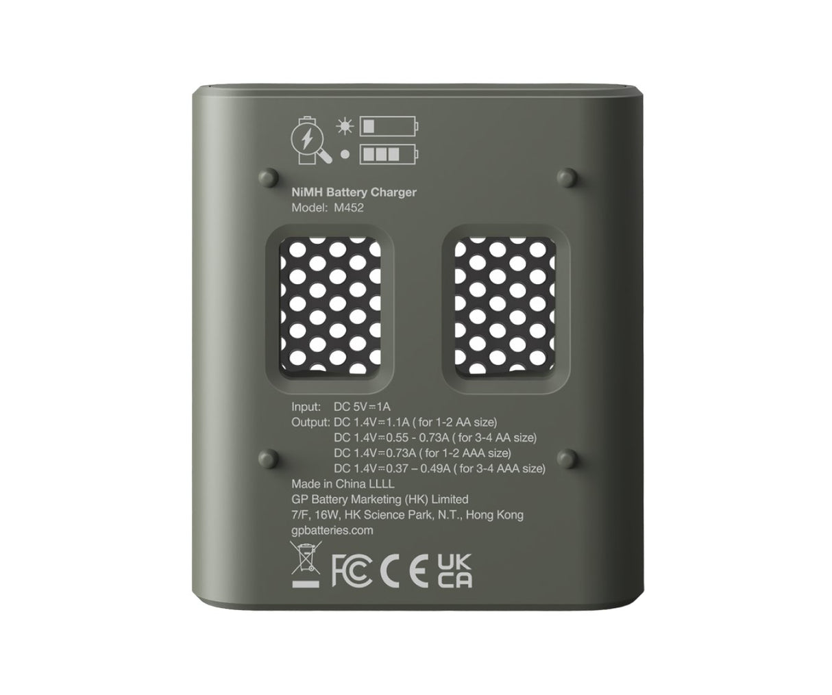 EAN 4891199223433 - GP Batteries ReCyko+ M452 cargador de batería Pilas de uso doméstico USB imagen 3