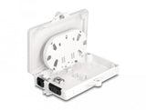 Lwl Verteilerbox Für Innen- Und Aussenbereich Ip65 Wasserfest Abschliessbar 2 Port Weiss