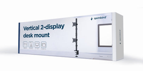 EAN 8716309127592 - Gembird MA-D2-02 soporte para monitor 81,3 cm (32") Escritorio Negro imagen 13