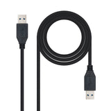 EAN 8433281004672 - Nanocable 10.01.1001-BK cable USB USB 3.2 Gen 1 (3.1 Gen 1) 1 m USB A Negro imagen 1