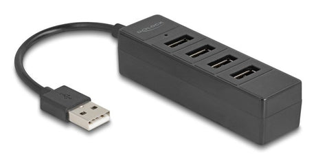 EAN 4043619643349 - DeLOCK 64334 hub de interfaz USB 2.0 Type-A 480 Mbit/s Negro imagen 1