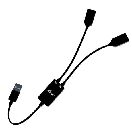 EAN 8595611707384 - i-tec USB-A Cable HUB 2 port (2x USB-A) cable USB USB 3.2 Gen 1 (3.1 Gen 1) 0,1 m USB A 2 x USB A Negro imagen 1