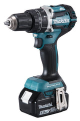 Makita Dhp484rtj Taladro Sin Llave 1,8 Kg Negro, Azul, Martillo Atornillador