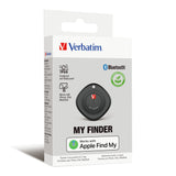 Localizador Verbatim My Finder Bluetooth Tracker Myf-01 Compatible Con Apple Incluye Llavero Y Pila Negro