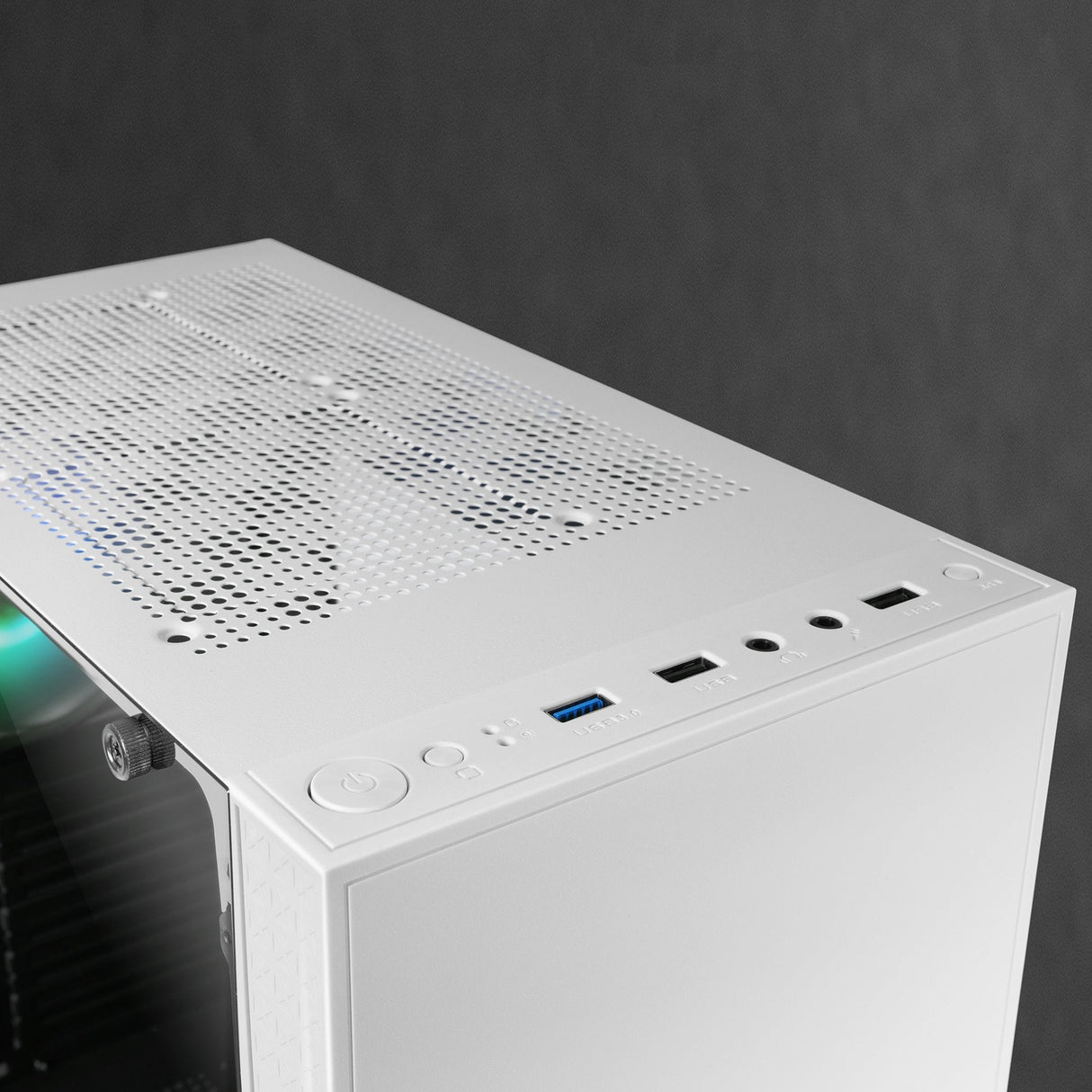 Caja Pc Marsgaming Mcu3 Argb Blanco Atx