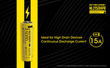 EAN 6952506493739 - Nitecore NL2150HPR batería recargable industrial Ión de litio 5000 mAh 3,6 V imagen 8