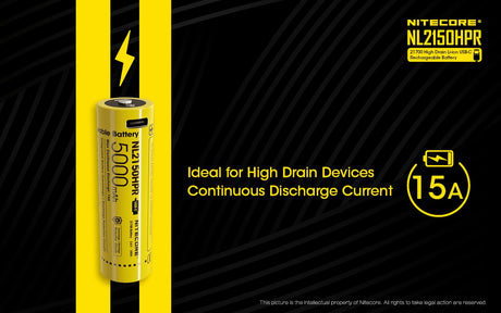 EAN 6952506493739 - Nitecore NL2150HPR batería recargable industrial Ión de litio 5000 mAh 3,6 V imagen 8