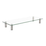 Roline Hhenverstellbarer Glas-Monitor-Stnder Rechteckig, Bis 20 Kg