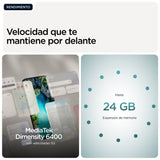 Motorola Moto G77 17,3 Cm (6.8") Ranura Híbrida Dual Sim Android 16.0 5g Usb Tipo C 8 Gb 128 Gb 5200 Mah Verde