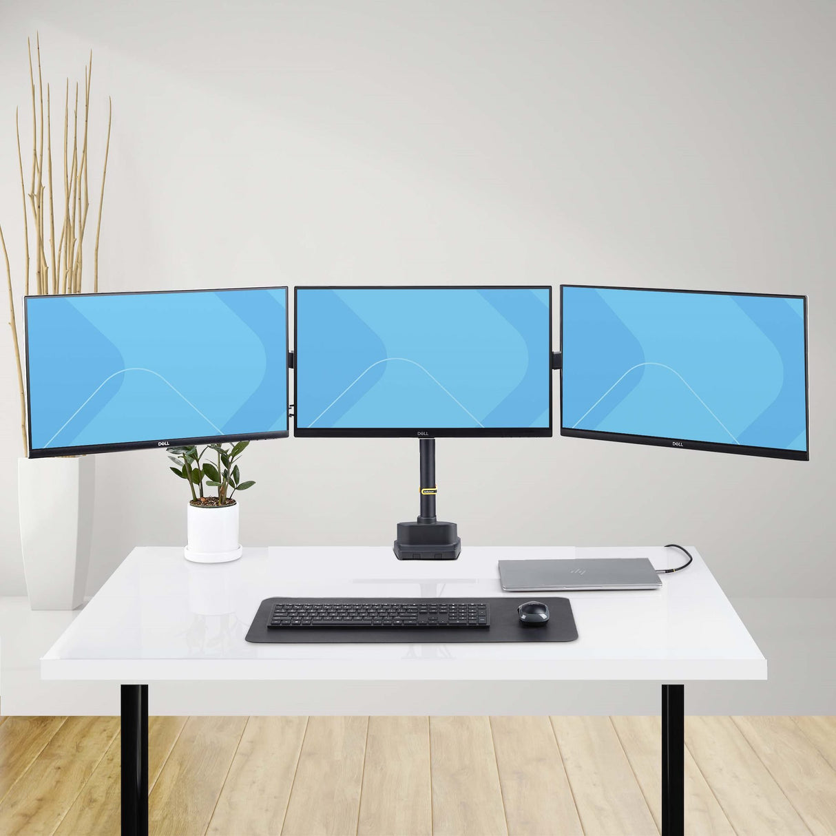 EAN 0065030902038 - StarTech.com 3MP2AG-MONITOR-ARM soporte para monitor 68,6 cm (27") Negro imagen 11