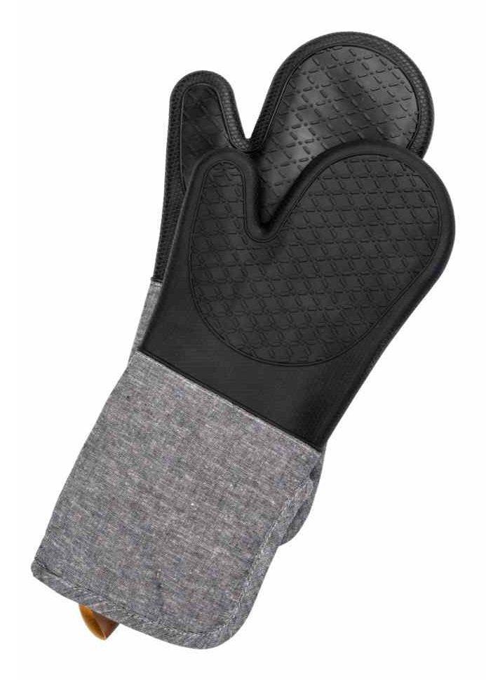 EAN 4008838378946 - WENKO 55041100 manopla y guante para horno Juego de manoplas de horno 1 pieza(s) Negro Algodón imagen 1