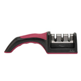 Jata Hacc4541 Afilador De Cuchillo Afilador De Cuchillos De Discos Negro, Rojo