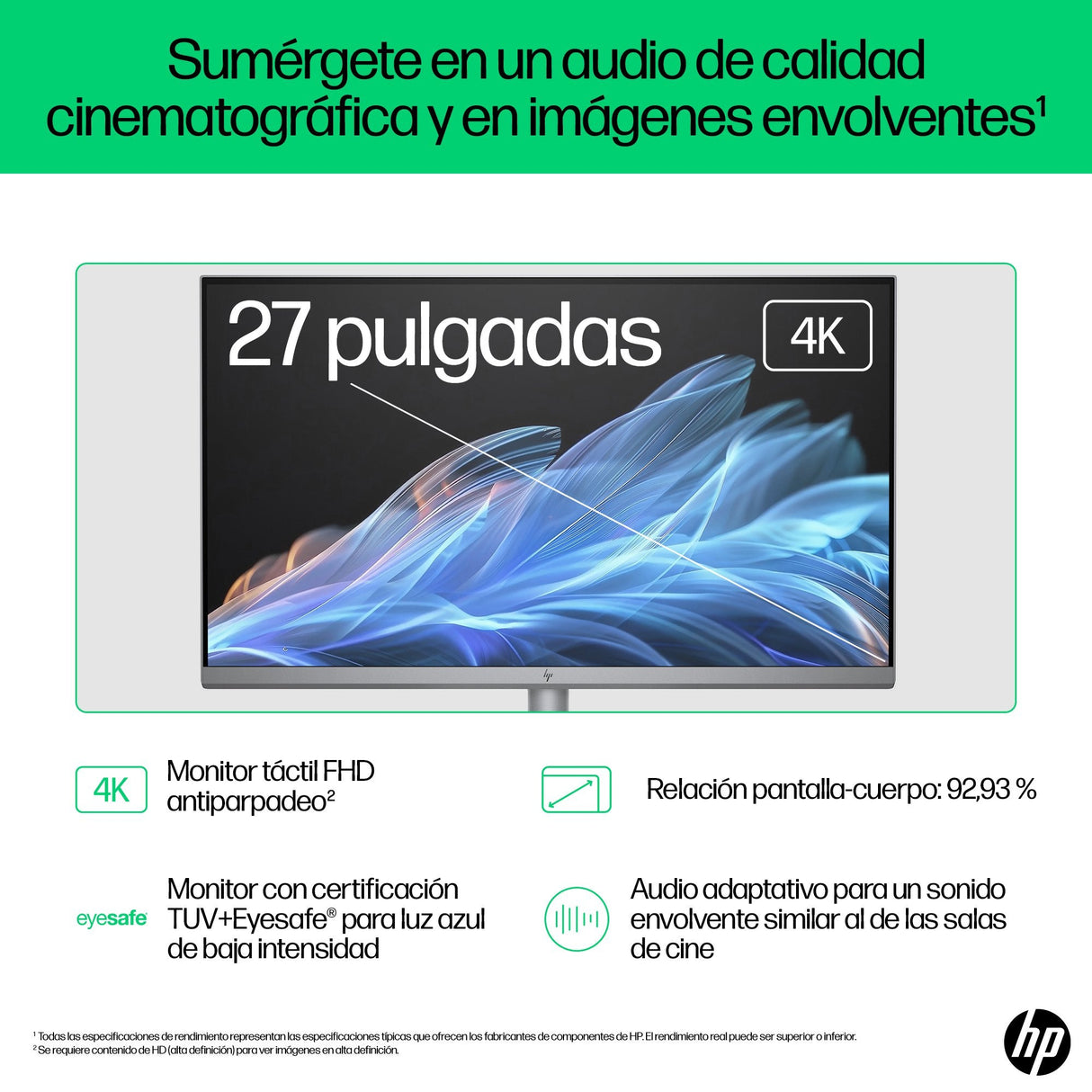 Pc All In One Hp Omnistudio X 27-Cs0010ns Intel Core Ultra 5-125h 32gb 1tb Ssd 27' Win11