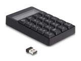 Delock 12113 Teclado 2 En 1 Usb Tipo-A Con Función De Calculadora 2,4 Ghz Inalámbrico Negro