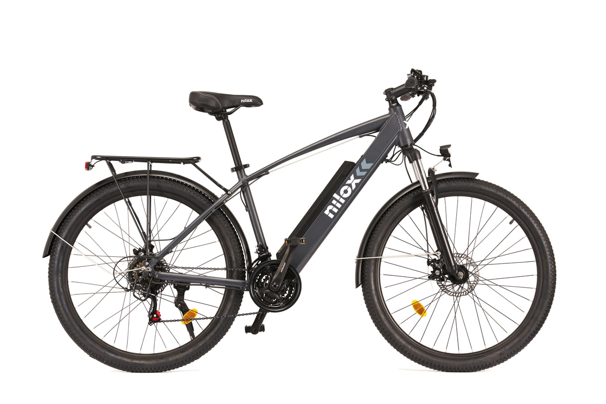 Nilox X7 Plus Negro, Gris Aluminio 69,8 Cm (27.5") 23 Kg Litio Bicicleta