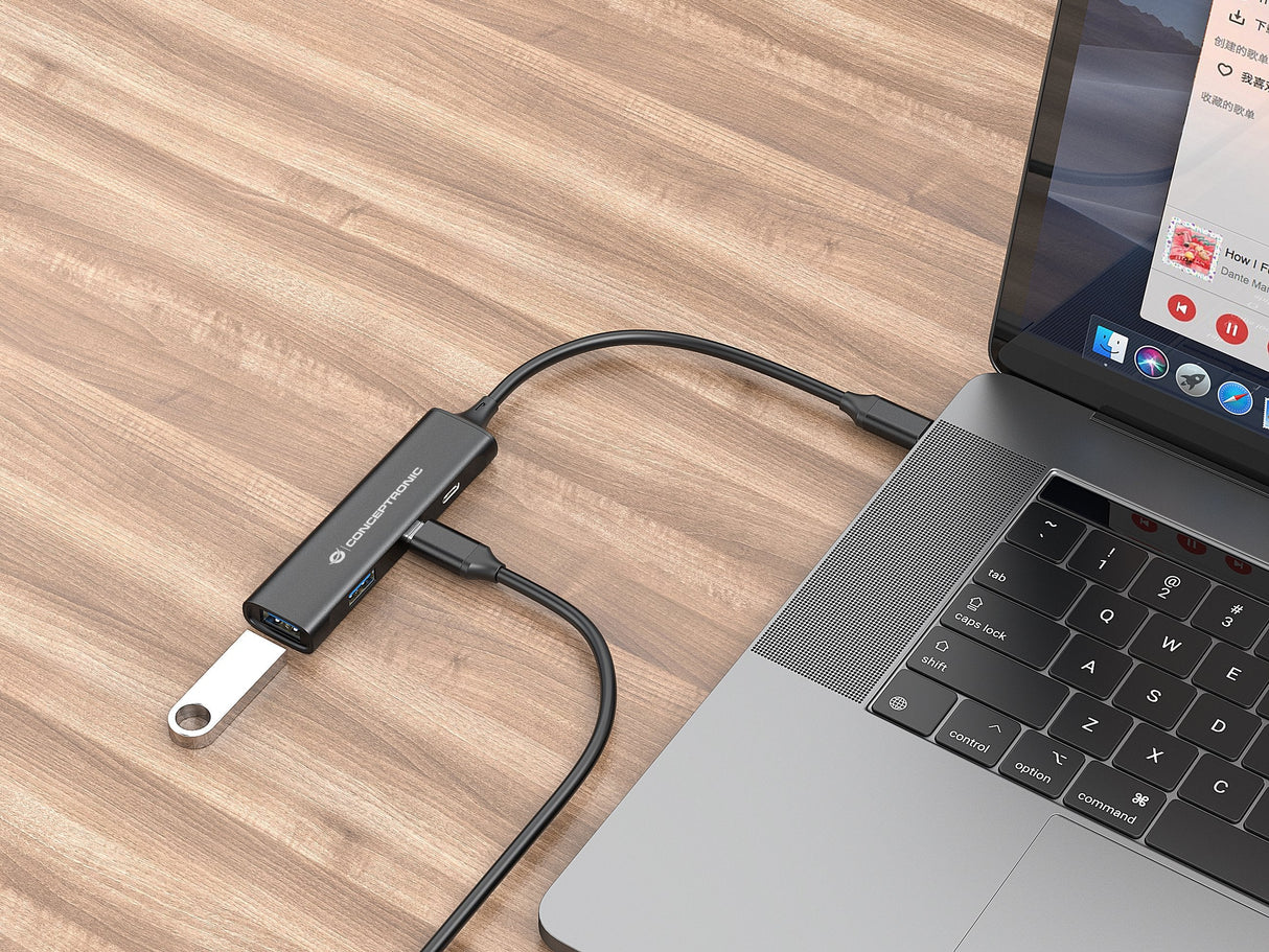 Conceptronic Usb-Hub 4-Port 3.0  ->2xusb-C/A