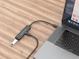 Conceptronic Usb-Hub 4-Port 3.0  ->2xusb-C/A