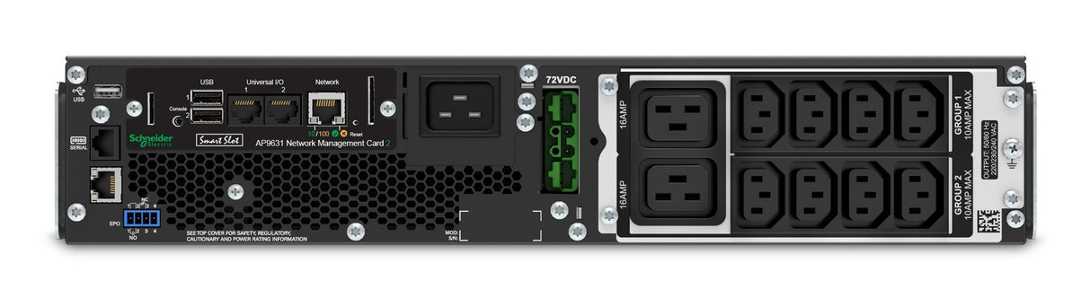 EAN 0731304327561 - APC SRT2200RMXLI-NC sistema de alimentación ininterrumpida (UPS) Doble conversión (en línea) 2,2 kVA 1980 imagen 2