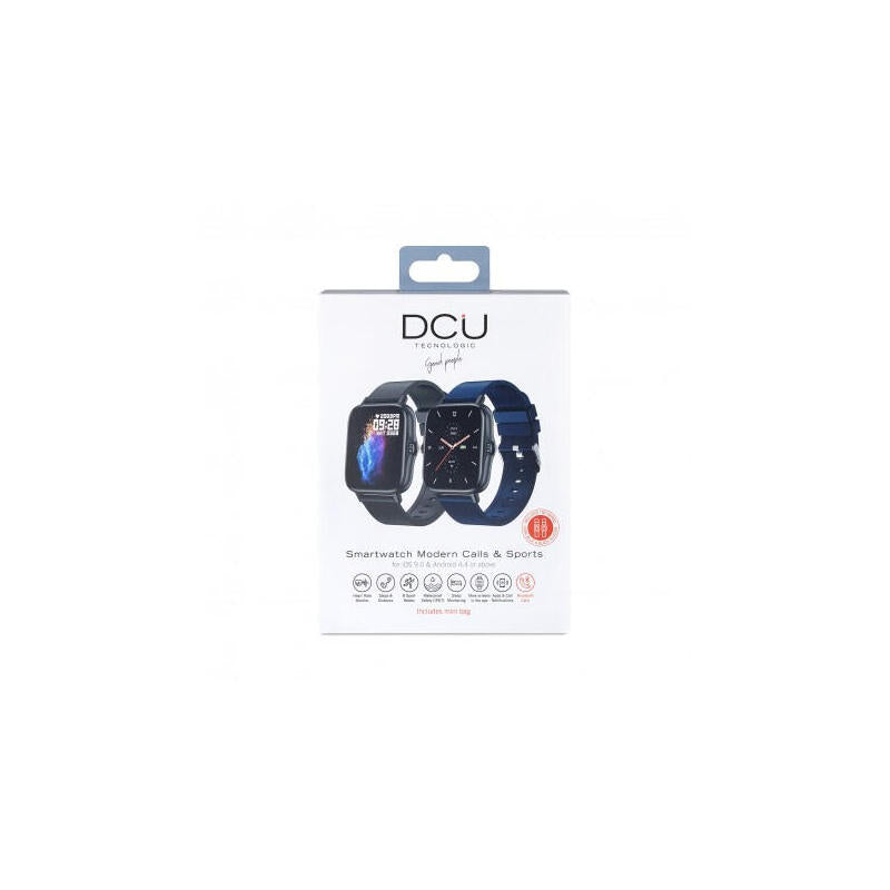 Dcu Modern Calls & Sports Smartwatch Azul + Negro
