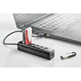 EAN 8435430621051 - NGS IHUB7 TINY USB 2.0 480 Mbit/s Negro imagen 5