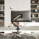 Aisens Soporte De Mesa Eco Contrapeso Giratorio E Inclinable Para Monitor/Tv 9kg (3 Pivotes, 1 Brazo) De 17-32, Negro