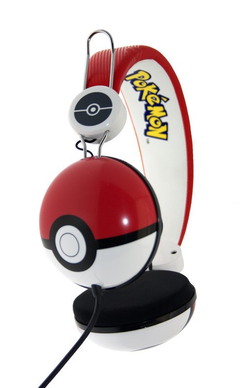 Auriculares Infantiles Otl Pokéball Red / Jack 3.5/ Rojos