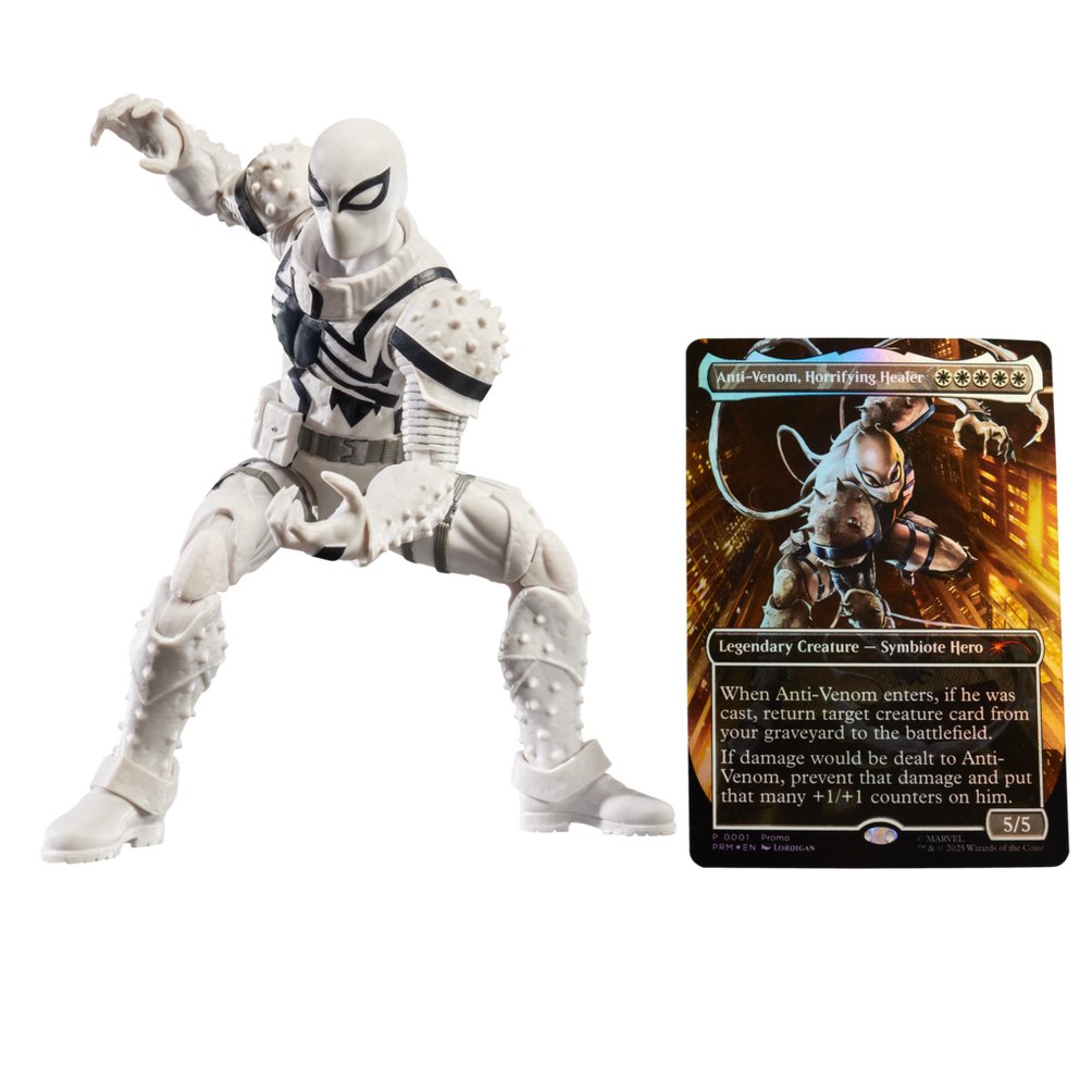 Figura Agent Anti-Venom Magic The Gathering Spider-Man Marvel 15cm