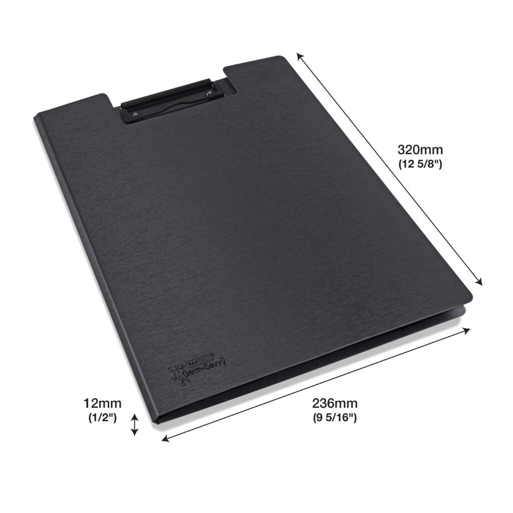 Rapesco® Klemmbrettmappe Din A4 Negro