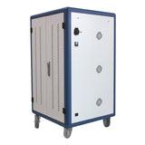 Techly I-Cabinet-30duty Carrito Y Armario De Dispositivo Portátil Carro De Gestión Y Carga Para Dispositivos Portátiles Blanco, Azul