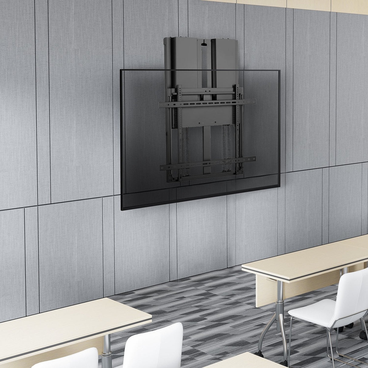 Aisens Soporte De Pared Contrapeso Pro Para Tv 60-90kg De 70-100, Negro