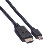 Value 11.99.5791 Adaptador De Cable De Vídeo 2 M Mini Displayport Negro